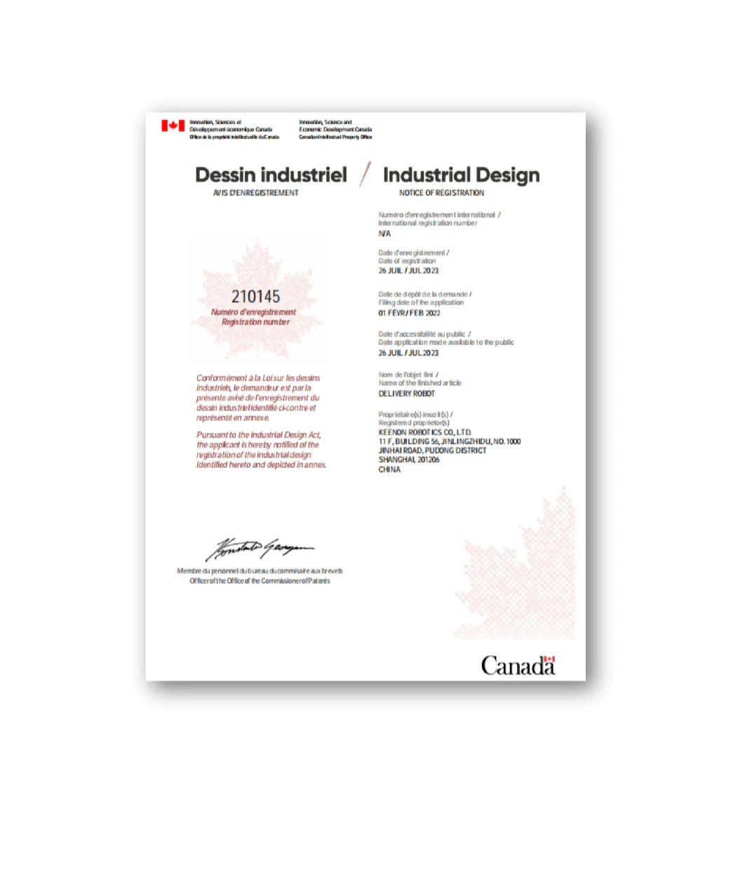 Patent 03